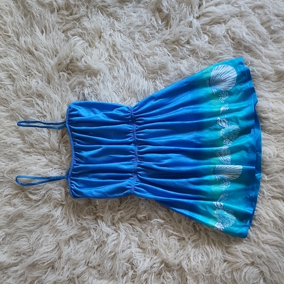 Vintage 70s E. STEWART Seashell Print Swim Dress - Picture 6 of 9